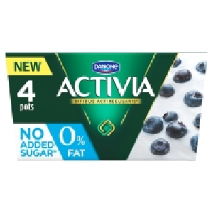 Activia Double 0% Blueberry 4Pack