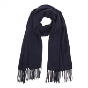 Ribbed Tassel Scarf