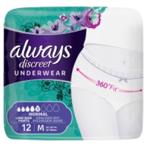 Always Discreet Pants Medium Sensitive Bladder 12s