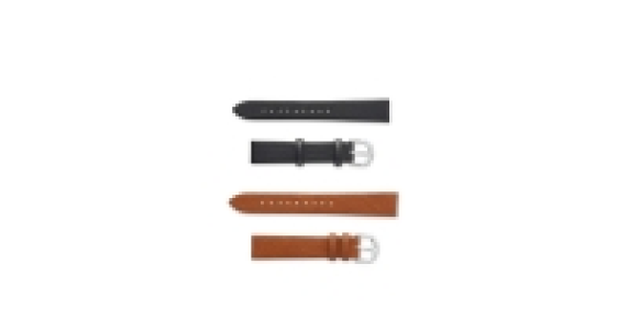 Ladies 16mm Tan/Black Watch Straps