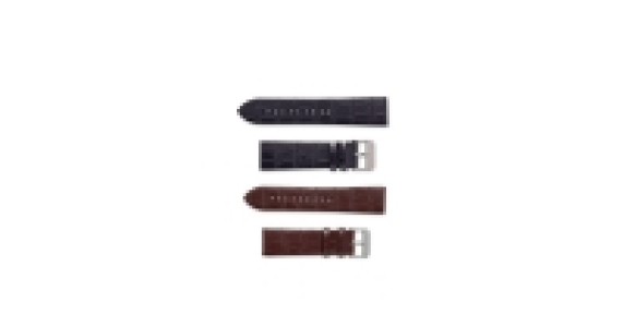 Ladies 16mm Black/Brown Watch Straps