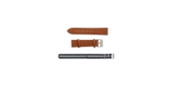 Mens Brown/Grey 20mm Watch Straps