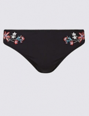 Embroidered Hipster Bikini Bottoms 22.00 €