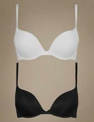 2 Pack Padded Push-Up Plunge T-Shirt Bras AA-DD 24.00 €