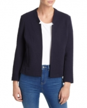 Unlined Animal Textured Jacket
