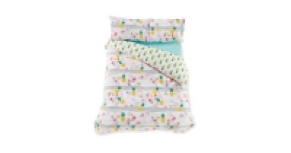 Pineapple Design Double Bed Set