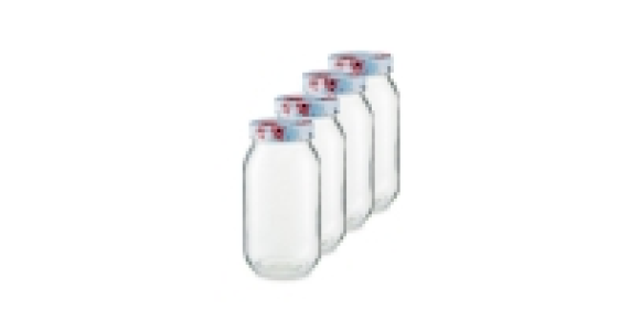 Aldi  Crofton Preserving Jars 4-Pack