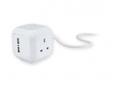 POWERFIX Socket Cube with USB Ports