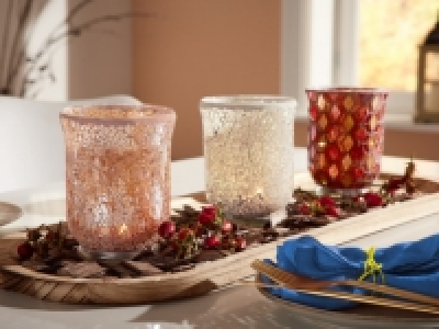 Lidl  MELINERA Glass Mosaic Tealight Holder