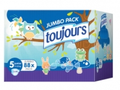 TOUJOURS Nappies Junior Jumbo Pack