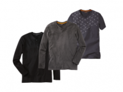 LIVERGY Mens Long-Sleeved Top with Button Fastening