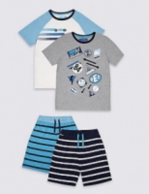 2 Pack Short Pyjamas (3-16 Years) 27.00 €