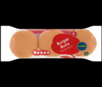 Centra Burger Buns 6pk 300g
