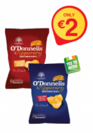 ODONNELLS Crisps Range 125g ONLY 2