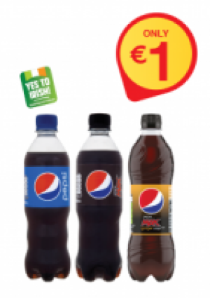 PEPSI Soft Drinks Range 500ml ONLY 1