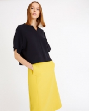 Carolyn Donnelly The Edit Slit Neck Top