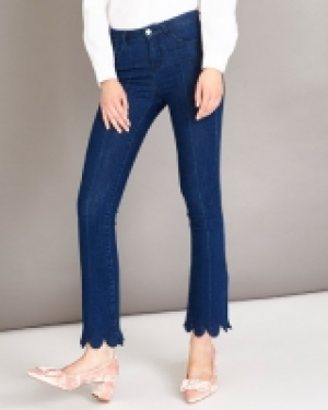 Savida Scallop Hem Jeans
