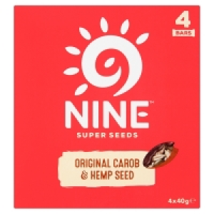 9nine Original Carob & Hempseed Bar