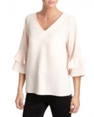 Ruffle Sleeve Top