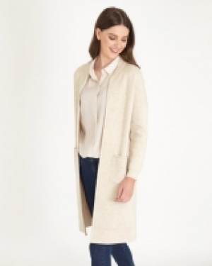 Paul Costelloe Living Studio Long Rib Neck Cardigan