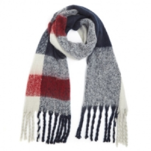Brushed Check Scarf