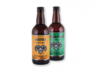 KELLYS MOUNTAIN BREW Justice Pale Ale/ Redemption IPA