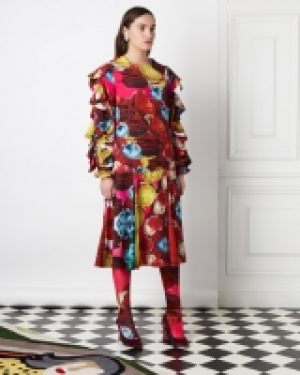 Joanne Hynes Rose Ruffle Dress