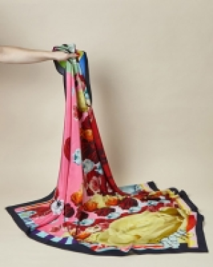 Joanne Hynes All Over Roses Pure Silk Scarf