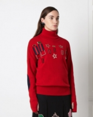 Joanne Hynes Hardware Cashmere Blend Polo-Neck Jumper