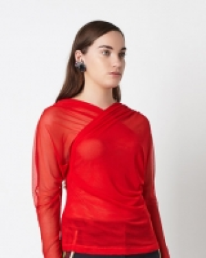 Joanne Hynes Mesh Wrap Top