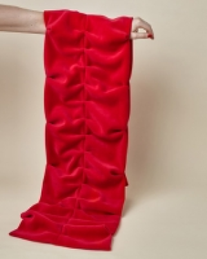 Joanne Hynes Double Layer Rouched Velvet Scarf