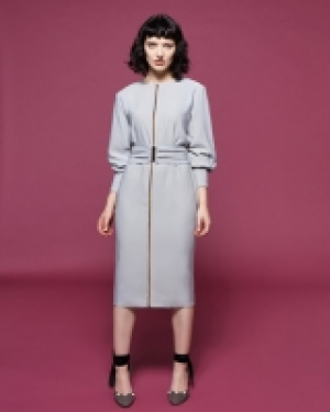 Lennon Courtney at Dunnes Stores Grey Draped Sleeve Dress