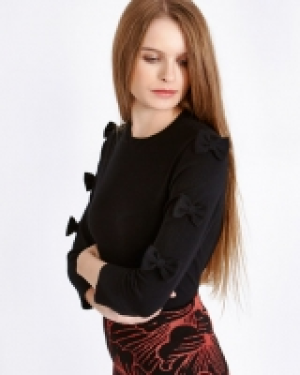 Savida Bow Sleeve Jumper