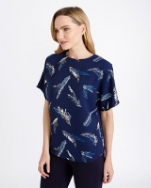 Gallery Feather Batwing Top