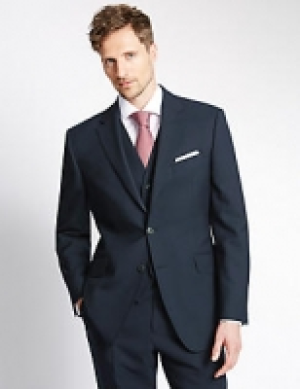 Navy Regular Fit Wool Suit 269.00 €