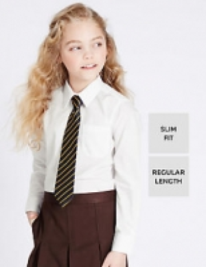 2 Pack Girls Slim Fit Non-Iron Blouses 12.00 €