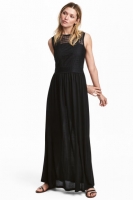 HM   Maxi dress with lace