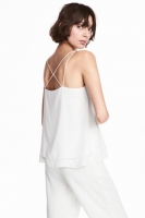 HM   Double-layer strappy top
