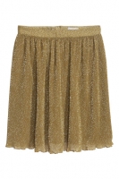 HM   Pleated chiffon skirt