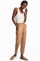 HM   Premium cotton-blend trousers