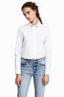 HM   Cotton poplin blouse