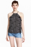HM   Frilled strappy top