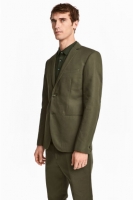 HM   Linen-blend jacket Slim fit