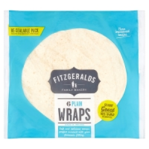 Country Kitchens Bakery 6 Large Wraps
