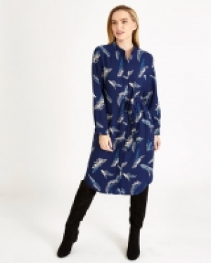 Gallery Feather Shirt Dress