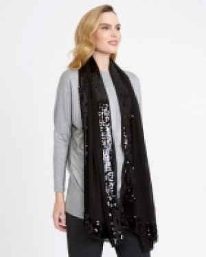 Gallery Sequin Trim Scarf