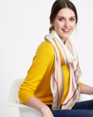 Paul Costelloe Living Studio Print Silk Scarf