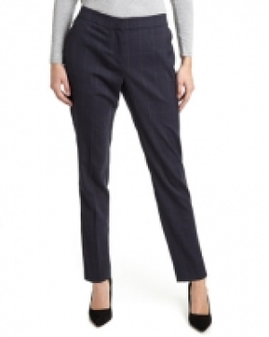 Elasticated Back Check Trousers
