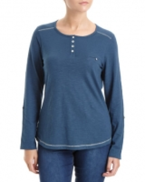 Lurex Trim Grandad Top
