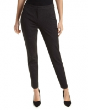 Elasticated Back Jacquard Ponte Trousers